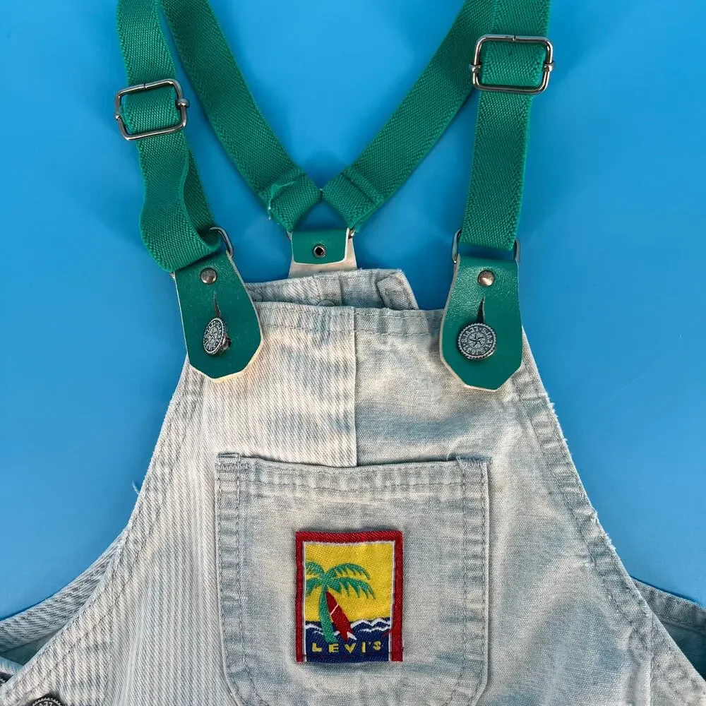 Y2K Little Levis short overalls 24 months 2000s vintage